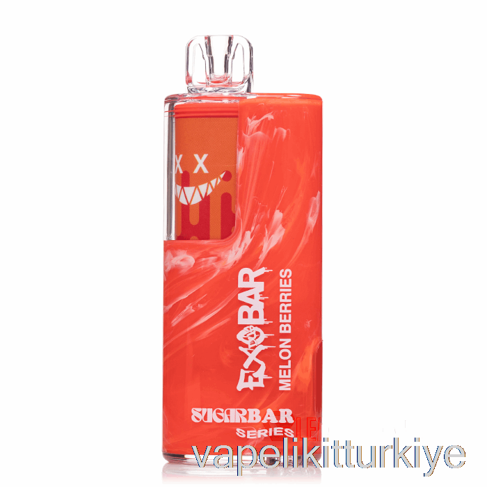 Vape Likit Exobar X şeker çubuğu Sb8000 Tek Kullanımlık Kavun Meyveleri